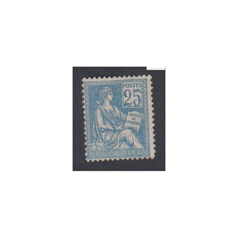 Timbre France n°114 Mouchon Type I 1900 Neuf*  cote 136 Euros lartdesgents