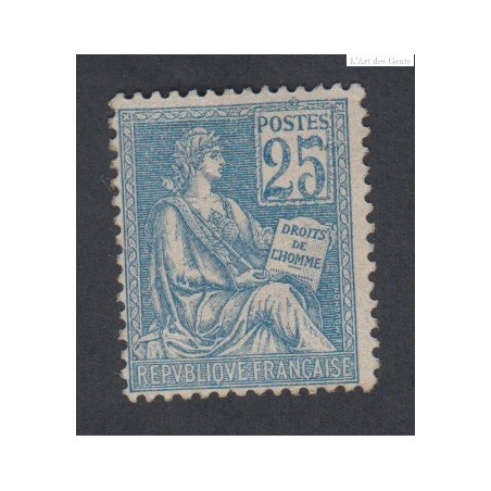 Timbre France n°114 Mouchon Type I 1900 Neuf*  cote 136 Euros lartdesgents