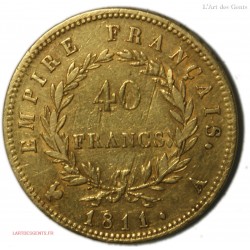France, 40 Francs 1811 A Napoléon Ier Empereur, lartdesgents.fr