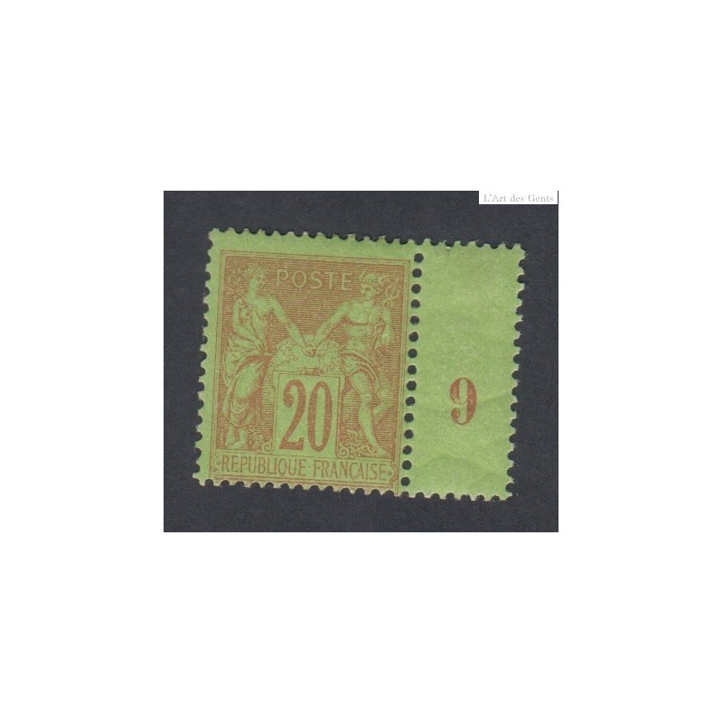 Timbre France Type Sage N°96 - 1884 Neuf** cote 100 Euros lartdesgents