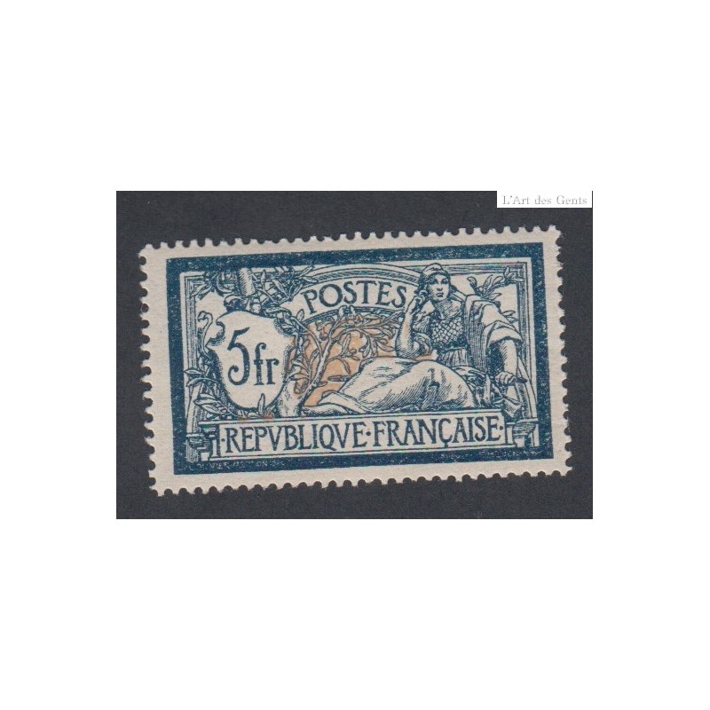 Timbre France Type Merson N°123 - 1900 Neuf**  cote 360 Euros lartdesgents