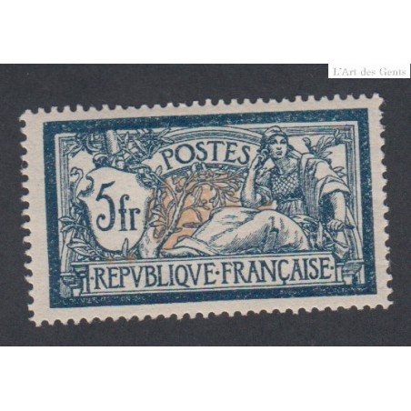 Timbre France Type Merson N°123 - 1900 Neuf**  cote 360 Euros lartdesgents