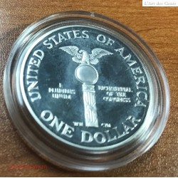 USA - 1989-S  Dollar 200° CONGRES  Proof sous capsule, lartdesgents.fr