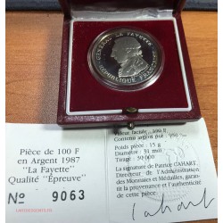 BE 100 Francs 1987 "La...