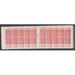 Carnet Ancien France n°199-C 23 - 20 timbres semeuse - Neuf** cote
