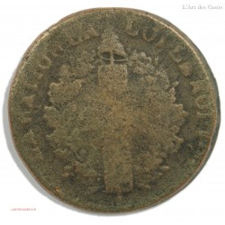 LOUIS XVI 2 SOLS 1792 PAU TB/B, lartdesgents.fr