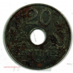 20 centimes 1944 Fer, lartdesgents.fr