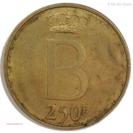 Belgique, 250 Francs 1976 Baudoin , lartdesgents.fr