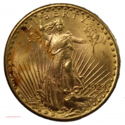 USA - 20$ dollars 1924 ST GAUDENS, lartdesgents.fr