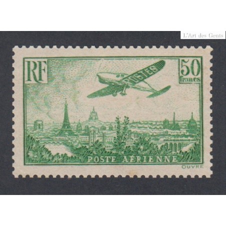 Timbre Poste Aérienne -  n°14 - 1936 - Neuf** - Cote 2000 Euros- lartdesgents