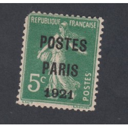 Timbre Préoblitéré -  n°26 - 1921- Neuf**  - Cote 500 Euros- lartdesgents