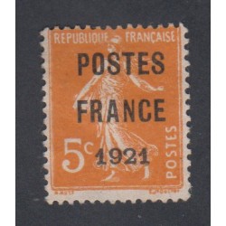 Timbre Préoblitéré -  n°33 - 1921 - Neuf sans gomme signé - Cote 90 Euros- lartdesgents