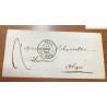 LETTRE ALGER 1848 TAXE CACHET à DATE ORAN POSS. D'AFR. 21 OCT. 1848