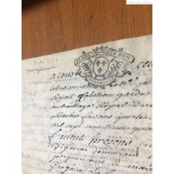 Documents Cachets Généralité de Soissons 1728-1734 N° 170,171,177