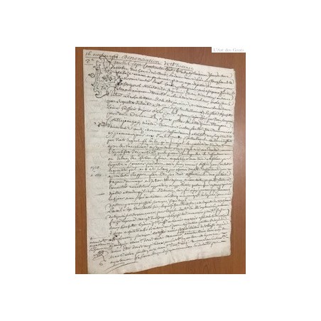 Timbres papier: Documents avec Cachets Généralité de Soissons 1738-1745 N° 180,181,187,191.