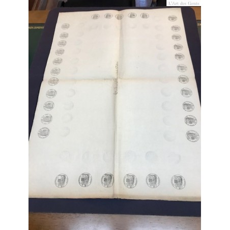 Document de Greffe, pour Tarascon 1853, 66 timbres, lartdesgents.fr Document de Greffe, pour Tarascon 1853, 66 timbres, lartdesgents.fr