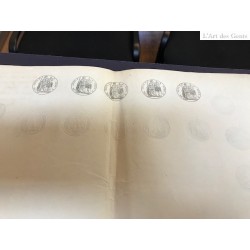 Document de Greffe, pour Tarascon 1853, 66 timbres, lartdesgents.fr
