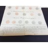 Document de Greffe, pour Tarascon 1850, 22 cachets fiscaux, lartdesgents.fr