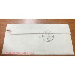 1875 lettre 25c N° 60c cachet GC 4295 VIRIVILLE IND.9, lartdesgents.fr