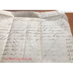 1871 lettre 20c N° 46A report I cachet Ambulant Superbe cote 400€