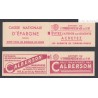 Carnets n°1234-C1 Série 01-60 et 02-60 - Type Marianne nef -  Neufs** cote 180 Euros