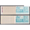 lot 2 Carnets n°1263-C3 Série 01-61 et 14-61 - Type Marianne Decaris -  Neufs** cote 200 Euros