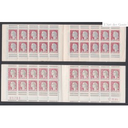 lot 2 Carnets n°1263-C3 Série 01-63 et 18-64 - Type Marianne Decaris -  Neufs** cote 200 Euros