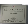 BU 10 Francs 1986 "Robert SCHUMAN" ARGENT, lartdesgents.fr