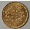 Napoléon III 20 Francs or variante 1860/50 BB Strasbourg TTB, lartdesgents.fr