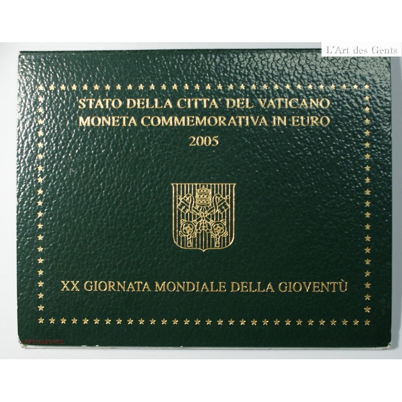 VATICAN BU- 2 Euro 2005, Journée Mondiale de la jeunesse. lartdesgents.fr
