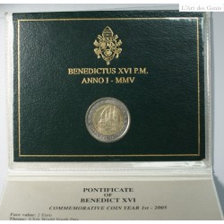 VATICAN BU- 2 Euro 2005, Journée Mondiale de la jeunesse. lartdesgents.fr