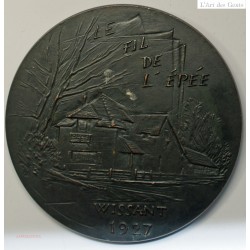 Médaille Capitaine Charles De Gaulle, le fil de l'épée Wissant 1927, lartdesgents.fr