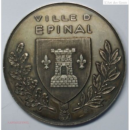 Médaille argent Ville d'EPINAL, lartdesgents.fr