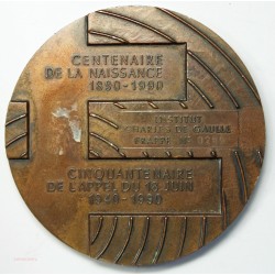 Médaille CHARLES DE GAULLE "1er résistant de France", lartdesgents.fr