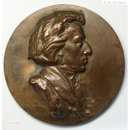 Médaille 150° naissance de Frédéric CHOPIN  , lartdesgents.fr