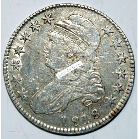 USA - 50 Cents 1818 Capped Bust Half Dollar, lartdesgents.fr