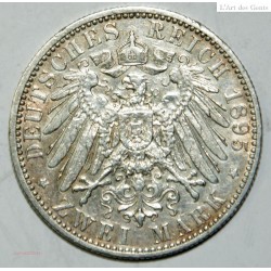 GERMAN STATES - GOTHA ZWEI 2 MARK 1895 SUP, lartdesgents.fr