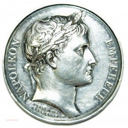 Médaille argent Napoléon Ier Empereur, Le Sénat et le Peuple An XIII, lartdesgents.fr