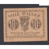 Ville d'Alger 10 cent - 24 octobre 1916, couleur beige SPL lartdesgents