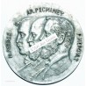 Médaille 100 ans chimie Pechiney 1855-1955 par Belmondo