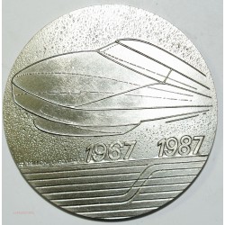Médaille 20 années SNCF de modération 1967-1987 par R.TALLON/G.GONDARD