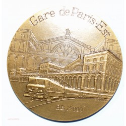 MEDAILLE Gare de Paris Est BB15000 - La Seine et le rhin