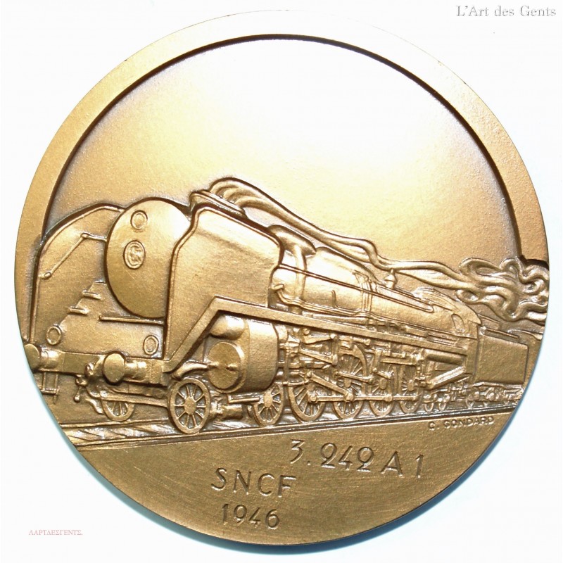 Médaille SNCF Andre Chapelon 1892-1978, 3.242.A1