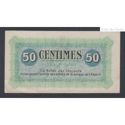 Chambre de commerce de constantine 50 centimes série B - 1915 Neuf -  lartdesgents