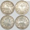 LOT 4 X 1/2 MARK 1908,1915, 1917 SUPERBE. lartdesgents.fr