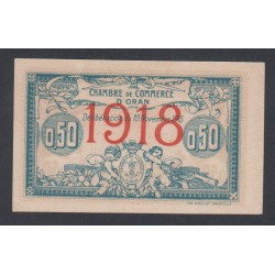 Chambre de commerce D'oran - 50 centimes Série II - 1918 - P/Neuf -  lartdesgents