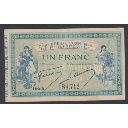 Chambre de commerce de Philippeville - 1 Franc Série A - 1914 - TTB+  lartdesgents.fr