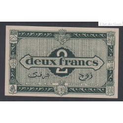 Région économique d'Algérie - 2 Francs Série A  - 1944 - Neuf - lartdesgents.fr