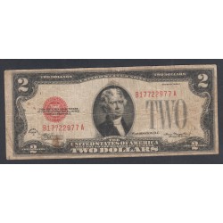 USA Jefferson - 2 Dollar - 1928  - TB  lartdesgents.fr