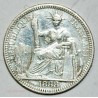 Indochine Française - 10 Cents. 1888. lartdesgents.fr